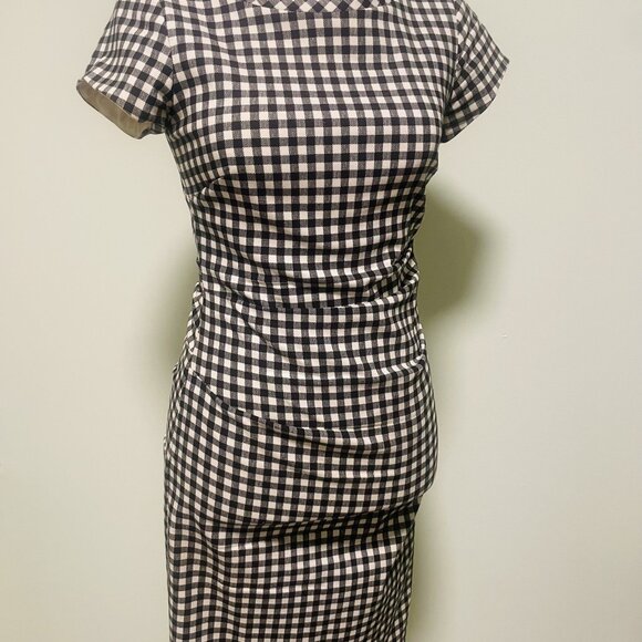 Sara Campbell Checkered Dress Size 0 - Picture 1 of 3